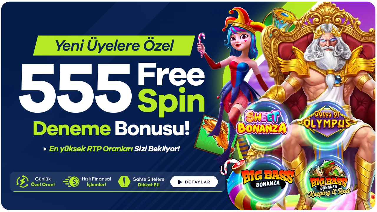 Yeni Üyelere Özel 555 Free Spin