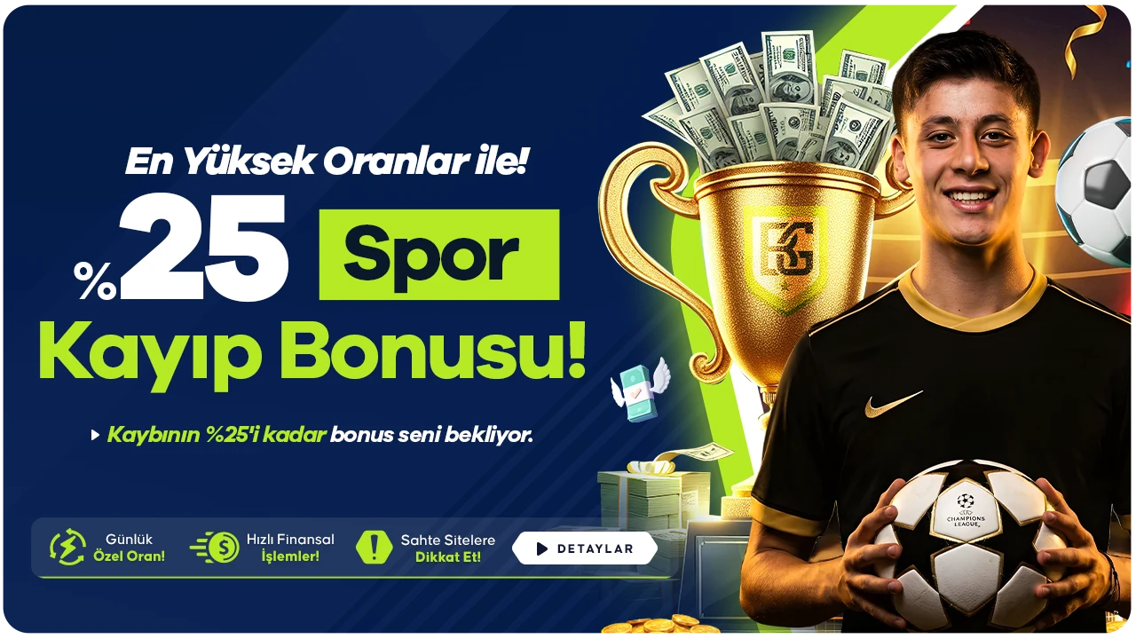 %25 Spor Kayıp Bonusu